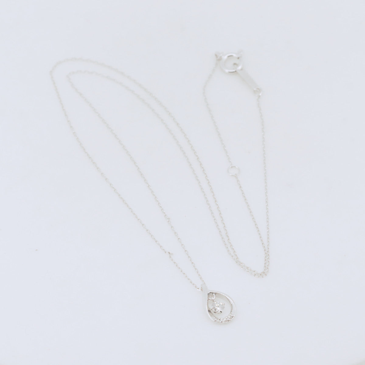 カナル4℃ Au750 ダイヤモンドネックレス