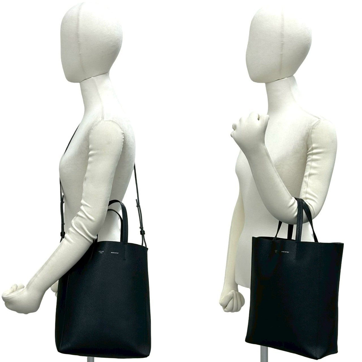 セリーヌ バーティカルカバ レザー2wayバッグ