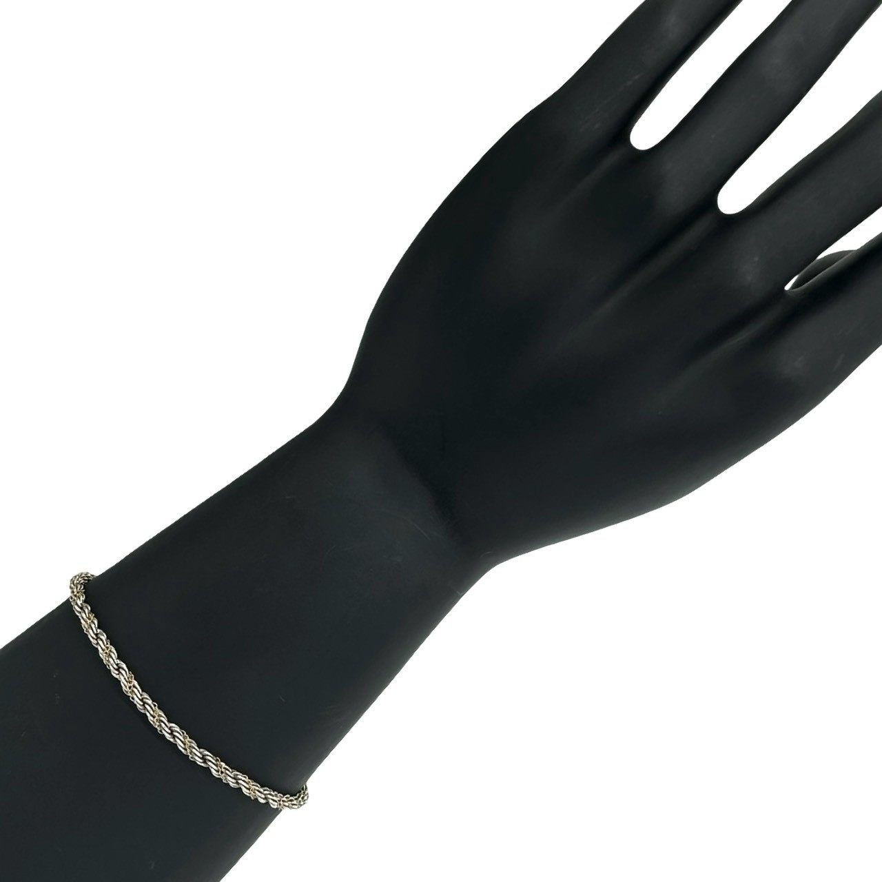 ティファニー ツイストロープ シルバー Au750ブレスレット