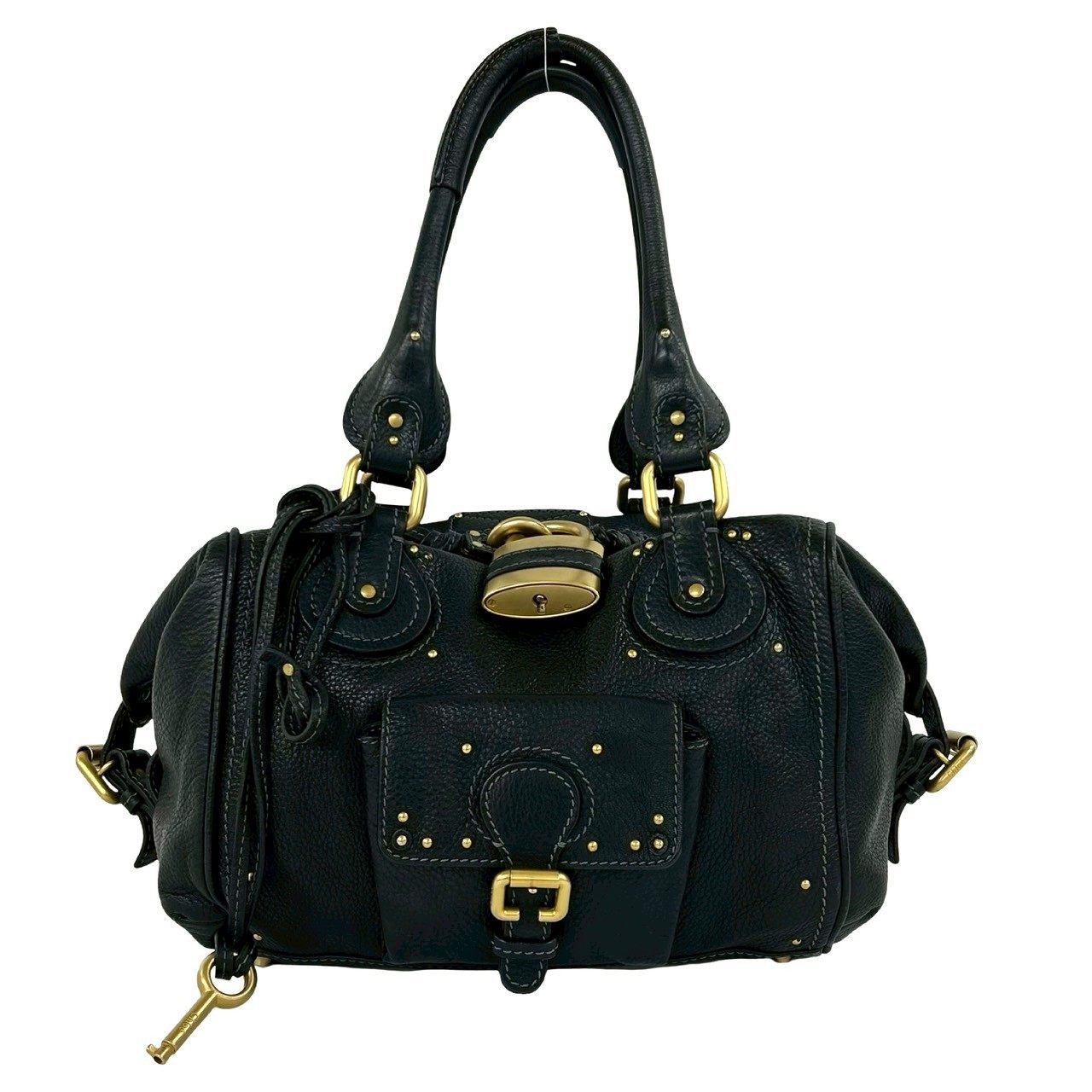 クロエ パディントン レザー ハンドバッグ