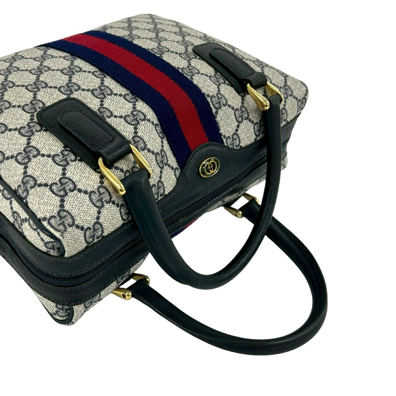 グッチ GGキャンバス レザー2wayバッグ