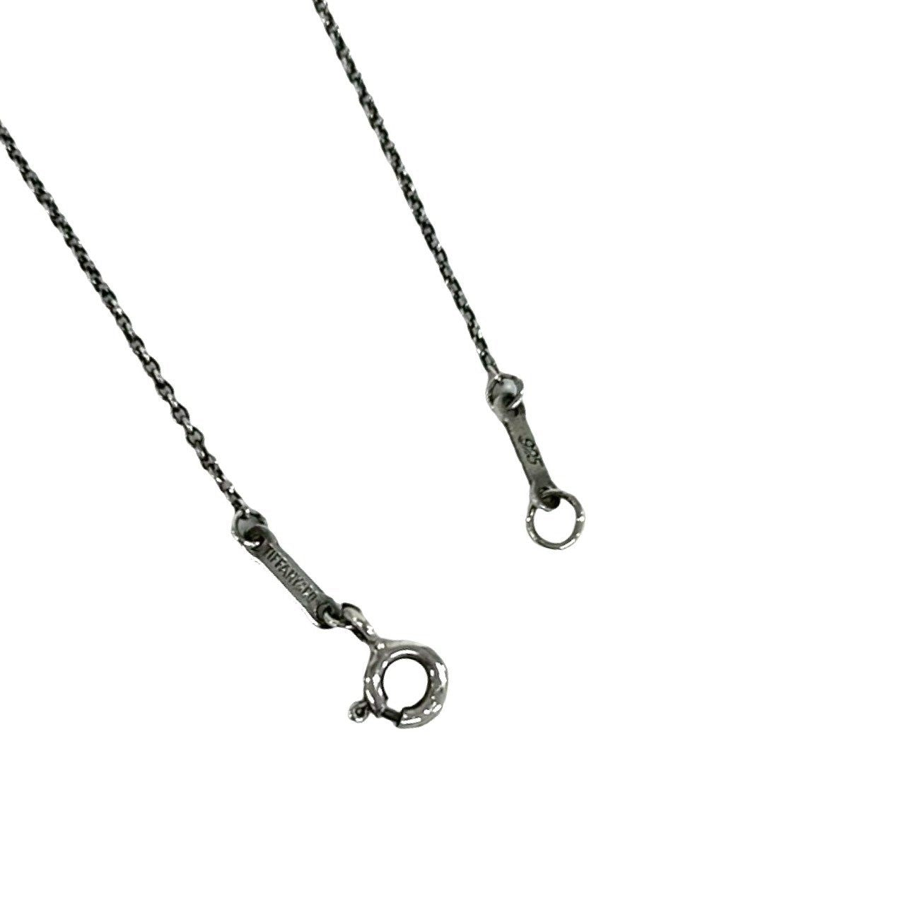 ティファニー ダブルティアドロップ シルバー ネックレス