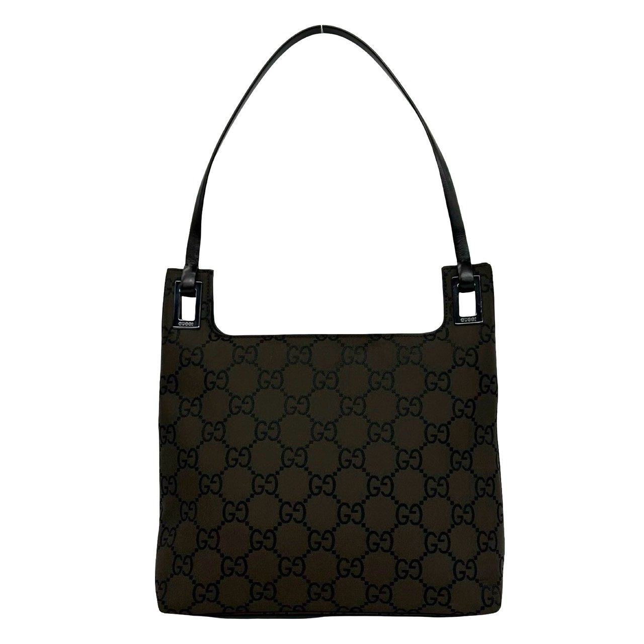 グッチ GGキャンバス レザー ショルダーバッグ