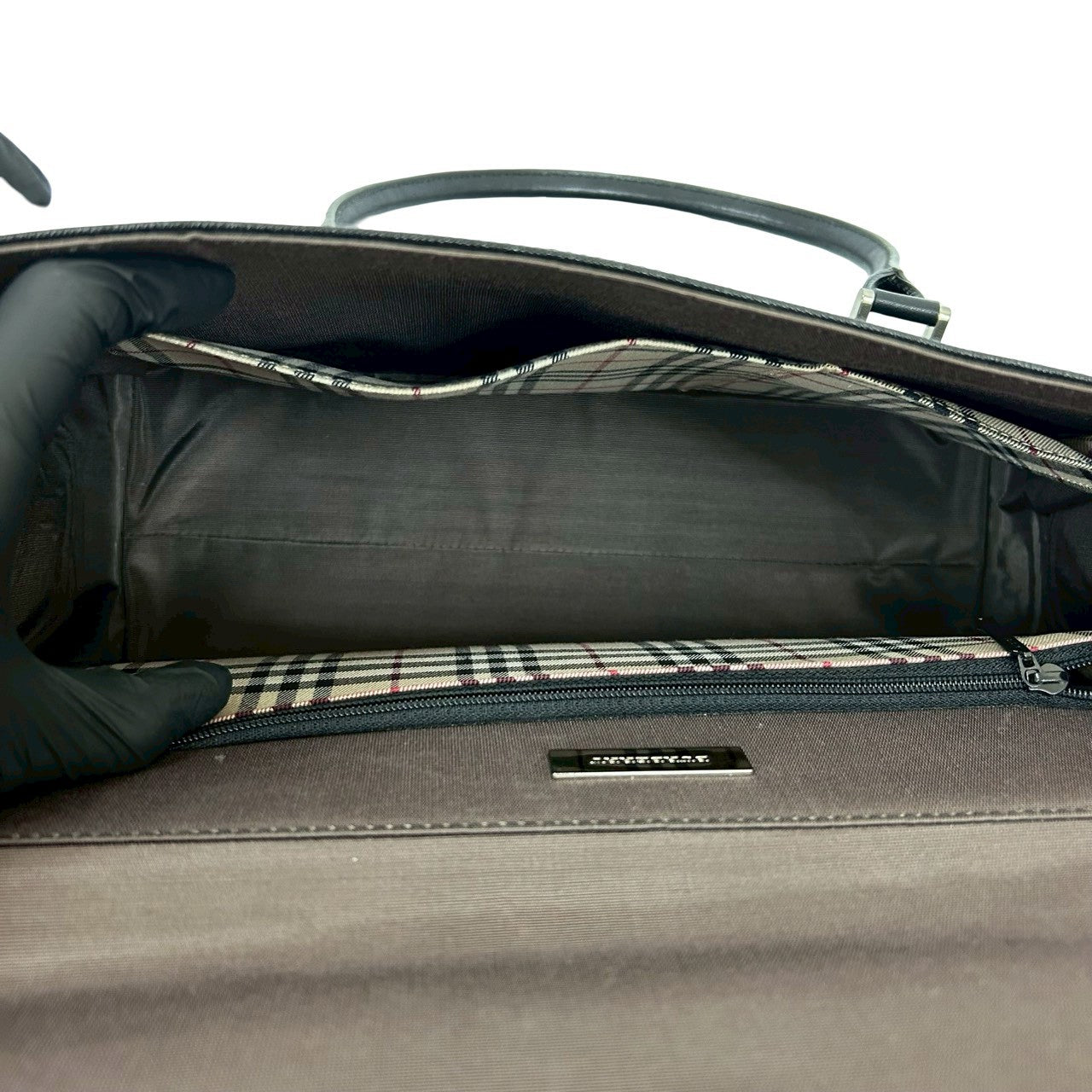 バーバリー レザー ハンドバッグ