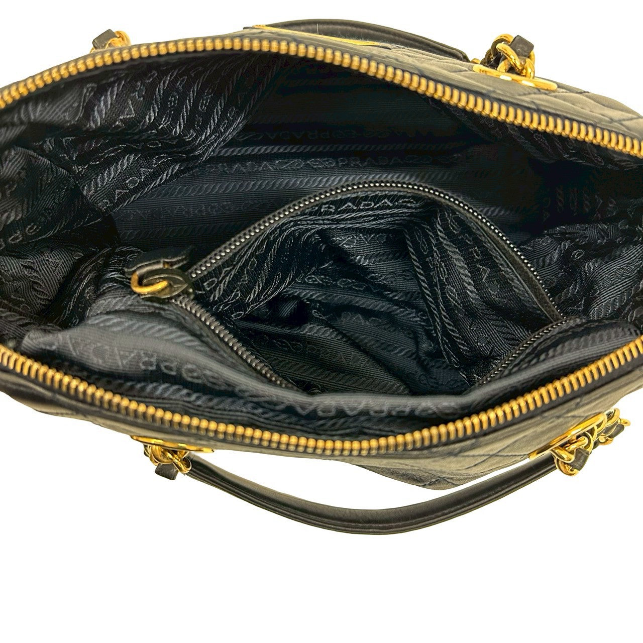 プラダ レザー ハンドバッグ