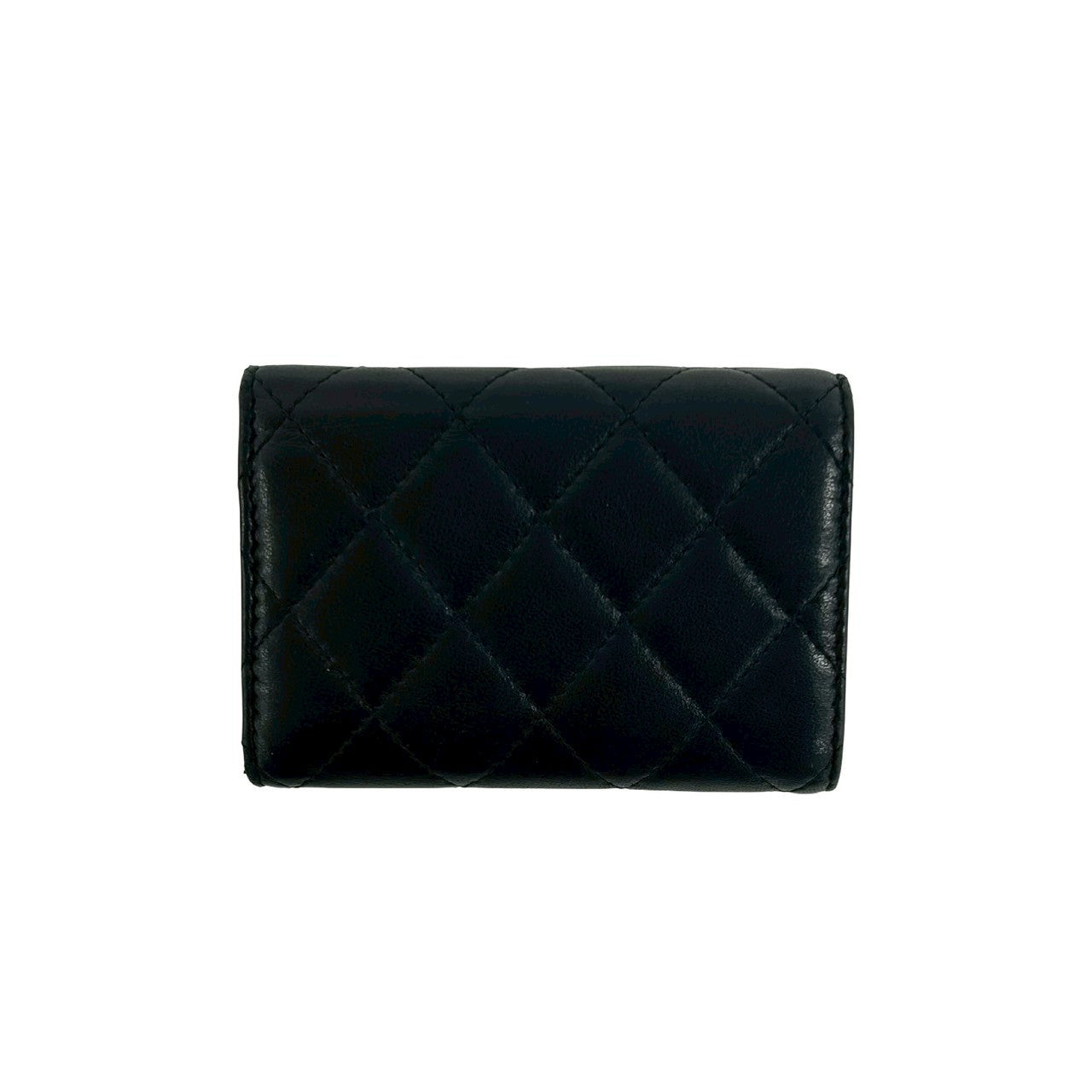 シャネル マトラッセ レザー三つ折り財布