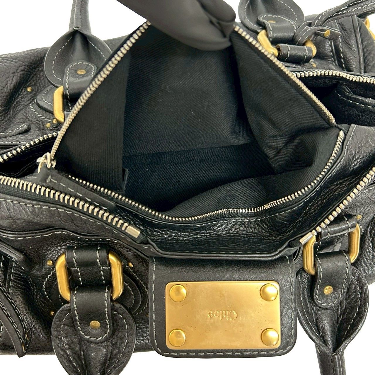 クロエ パディントン レザーハンドバッグ