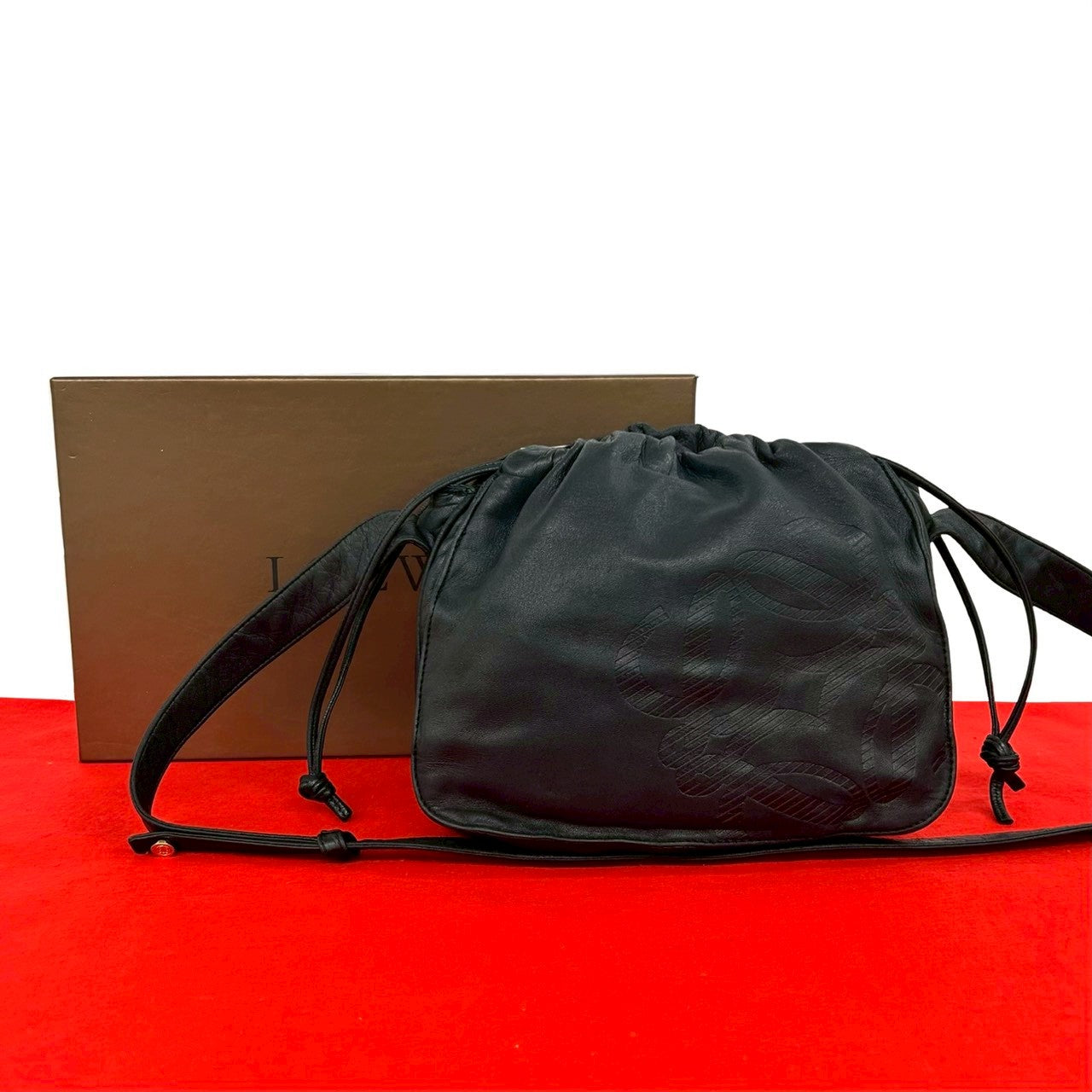 ロエベ ナッパレザーショルダーバッグ