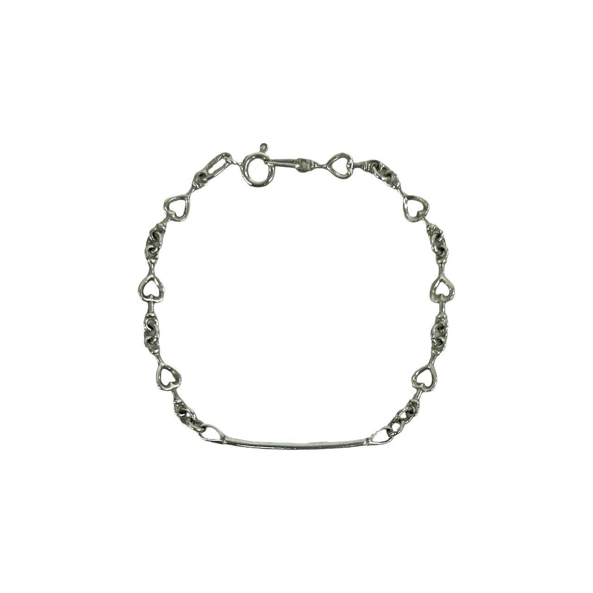 ティファニー ヴィンテージ シルバー925 ハートリンクIDブレスレット