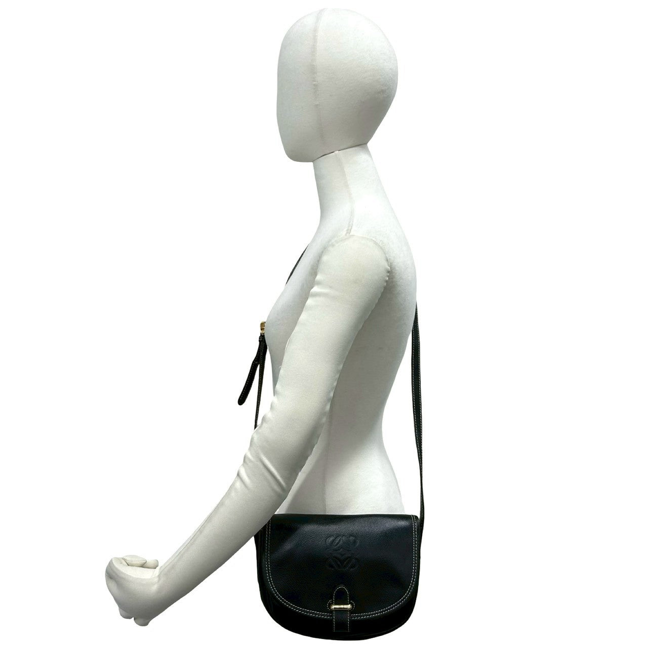 ロエベ レザーショルダーバッグ