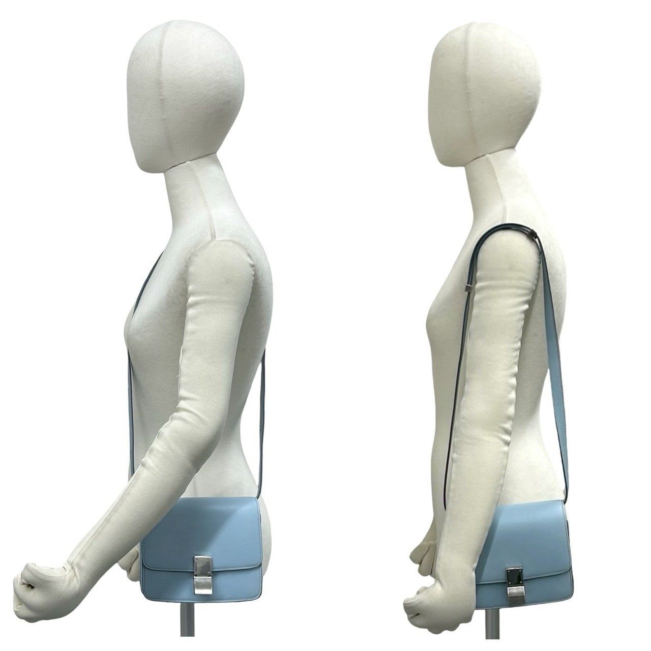セリーヌ クラシックボックス レザー ショルダーバッグ
