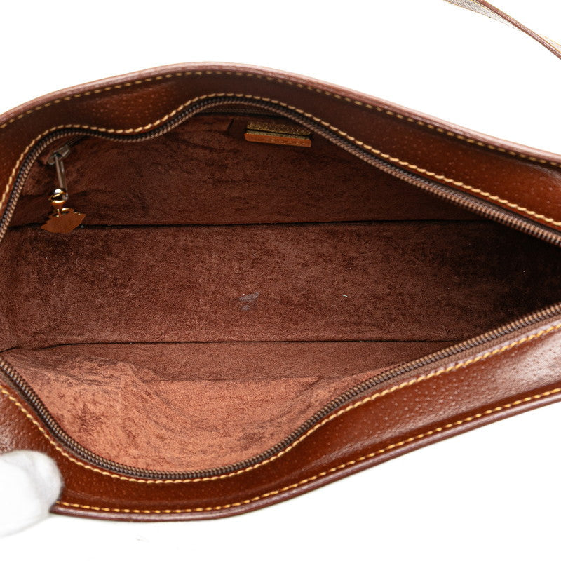 グッチ ロゴ レザー ショルダーバッグ