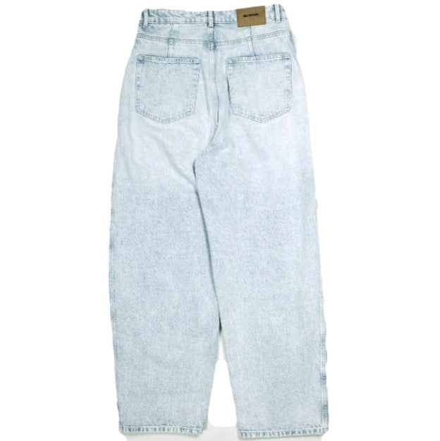 ヘドメイナー PLEATED DENIM PANTS コットン デニムパンツ