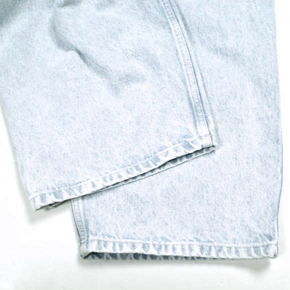 ヘドメイナー PLEATED DENIM PANTS コットン デニムパンツ