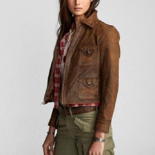 RRL フィッテッド レザー ジャケット