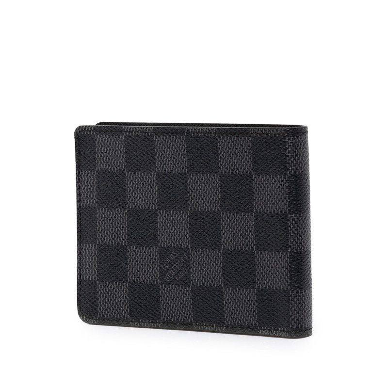 ルイヴィトン ポルトフォイユミュルティプル ダミエグラフィット レザー財布