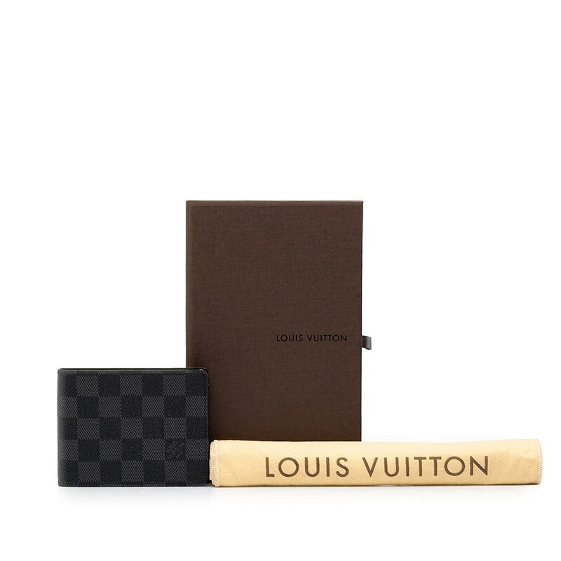 ルイヴィトン ポルトフォイユミュルティプル ダミエグラフィット レザー財布