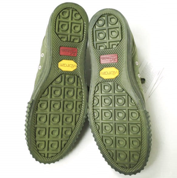 ヴィズヴィム KIEFER MID FORAGE 特殊加工コットンダック スニーカー
