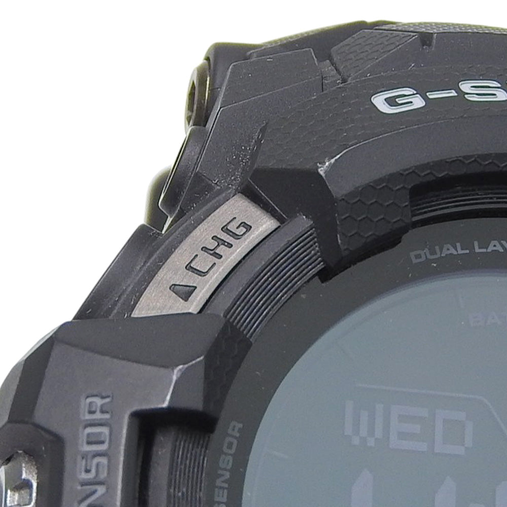 カシオ Gショック G-SQUAD ステンレススチール ラバー 腕時計