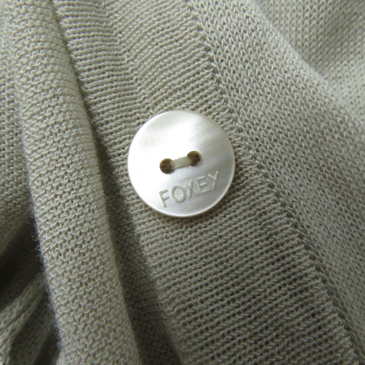 フォクシー シルクコットンカーディガン