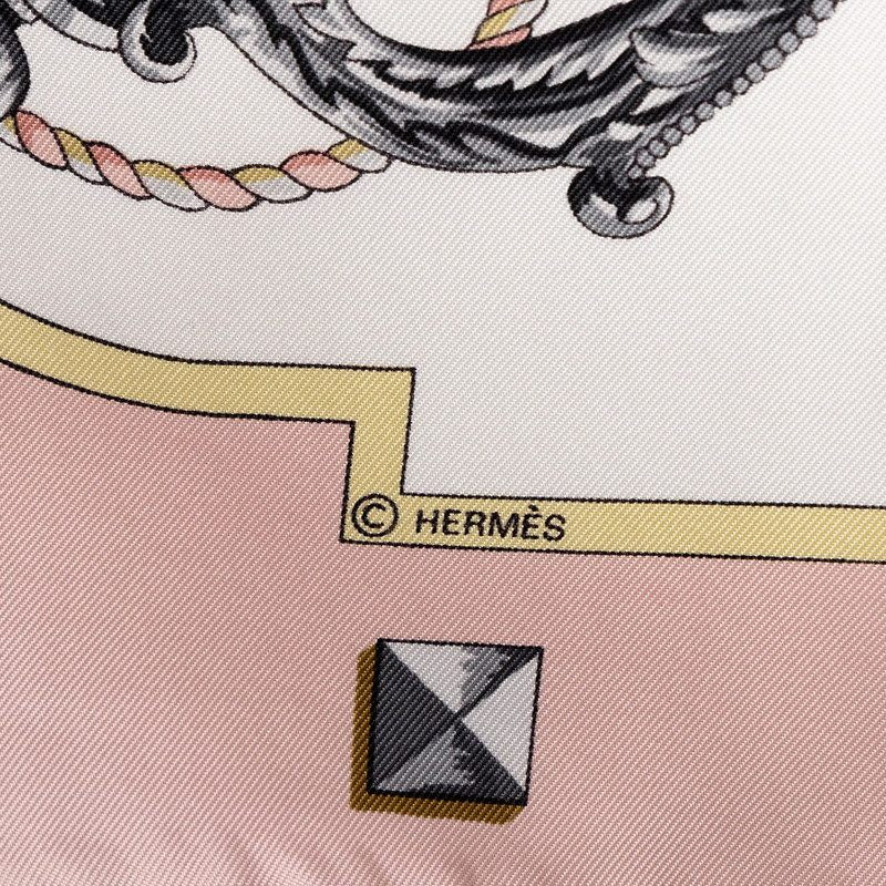 エルメス カレ90 LES CLES シルクスカーフ
