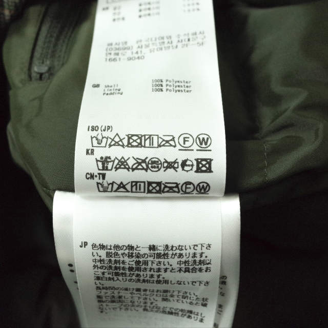 ダイワピア39 TECH HUNTER PUFF JACKET ポリエステル ジャケット