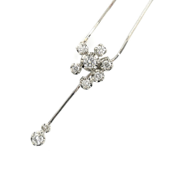 ヴァンドーム青山 Pt950/850 ダイヤモンドネックレス