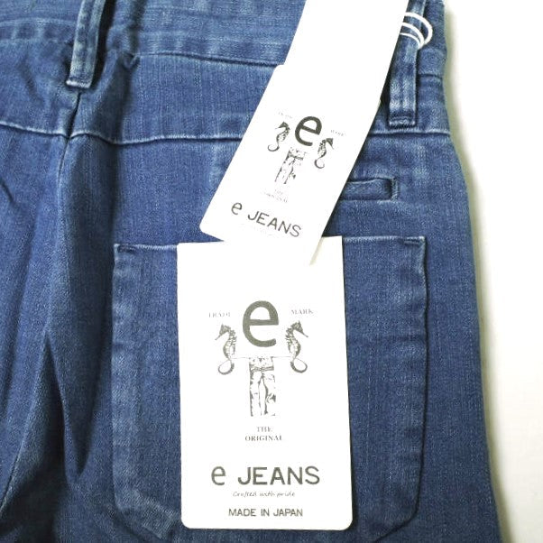 イージーンズ TAPERED 綿 ストレッチスリムテーパードジーンズ