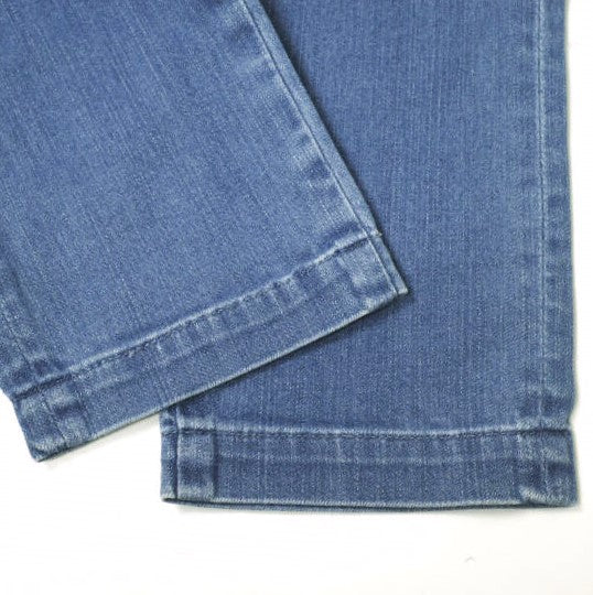 イージーンズ TAPERED 綿 ストレッチスリムテーパードジーンズ