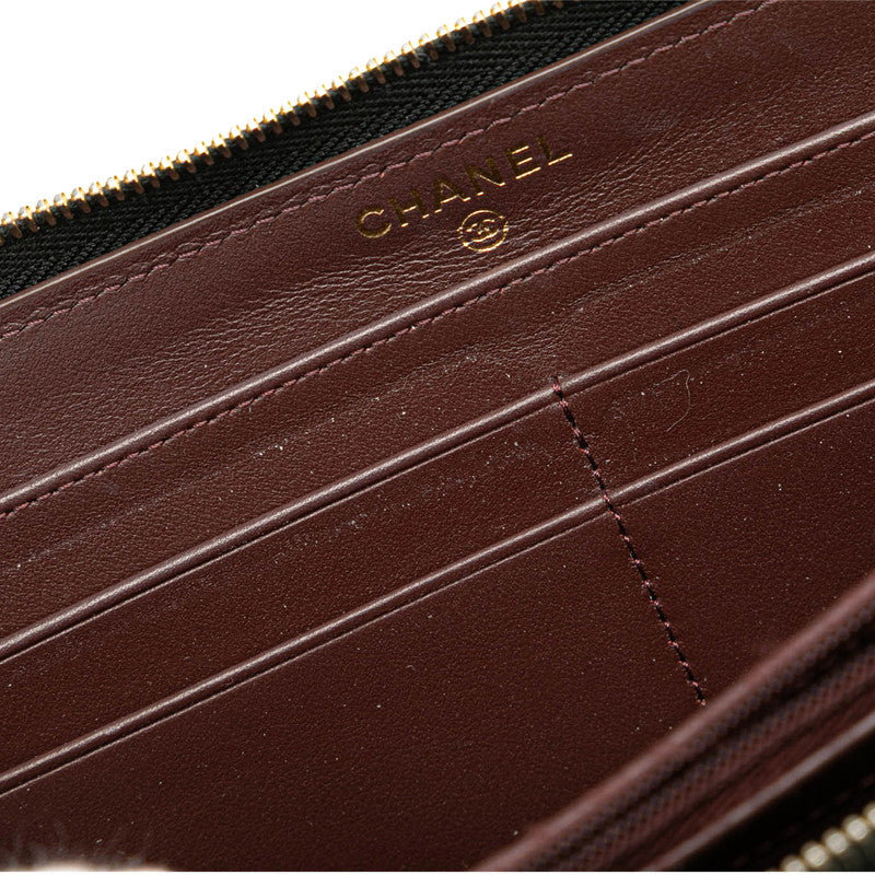 シャネル マトラッセ キャビアスキン 長財布