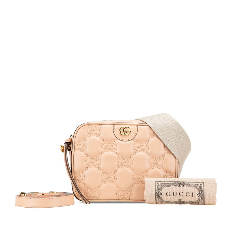 グッチ GGマーモント レザー ショルダーバッグ