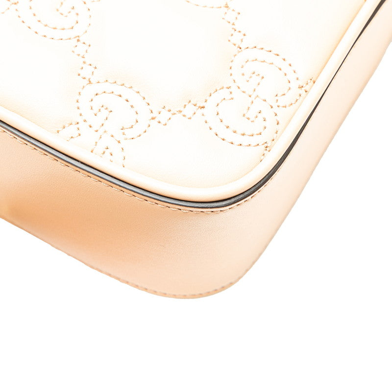 グッチ GGマーモント レザー ショルダーバッグ