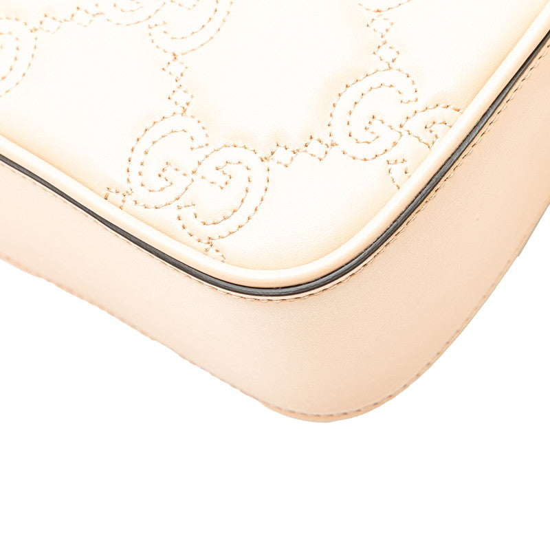 グッチ GGマーモント レザー ショルダーバッグ