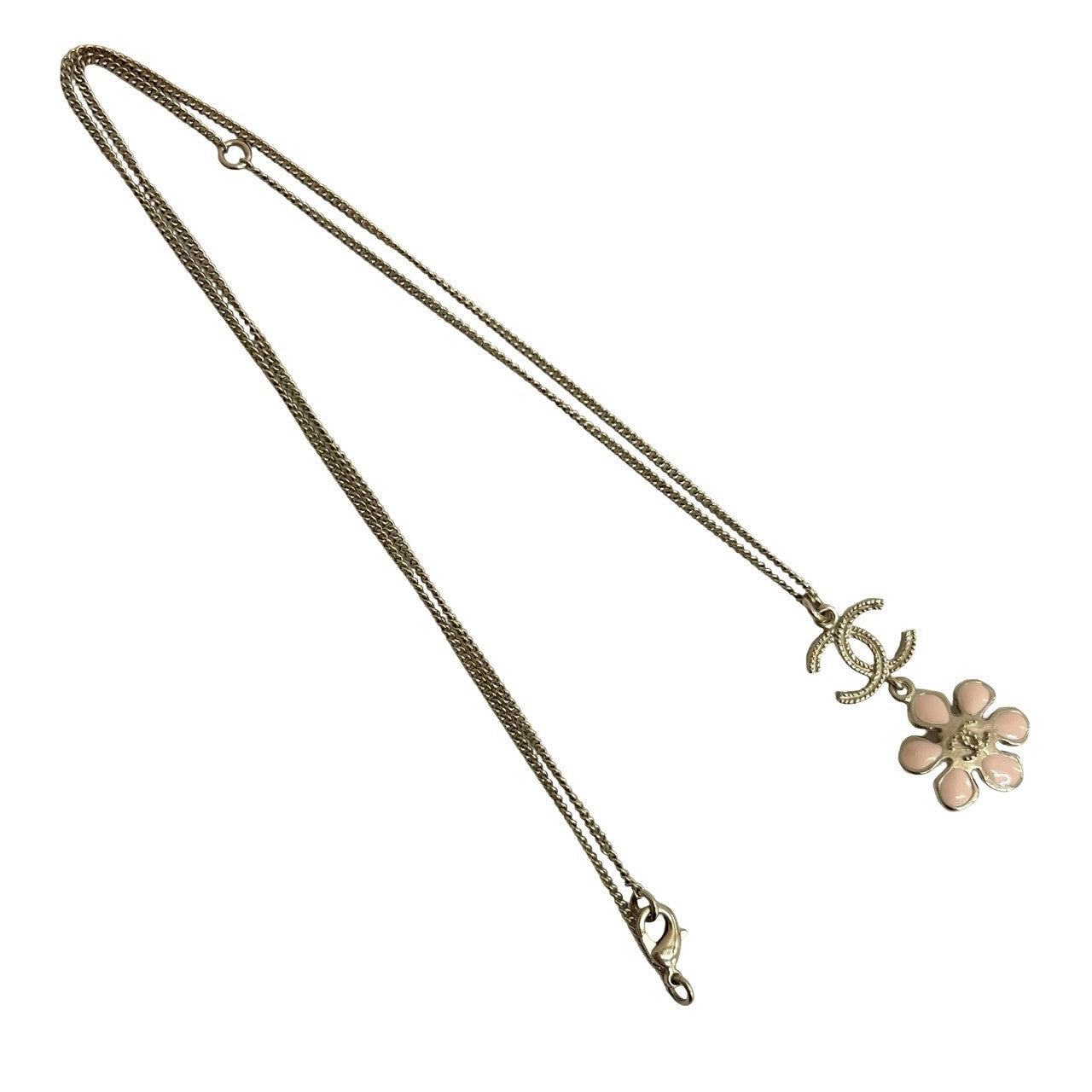 シャネル ココマーク フラワーモチーフ ネックレス