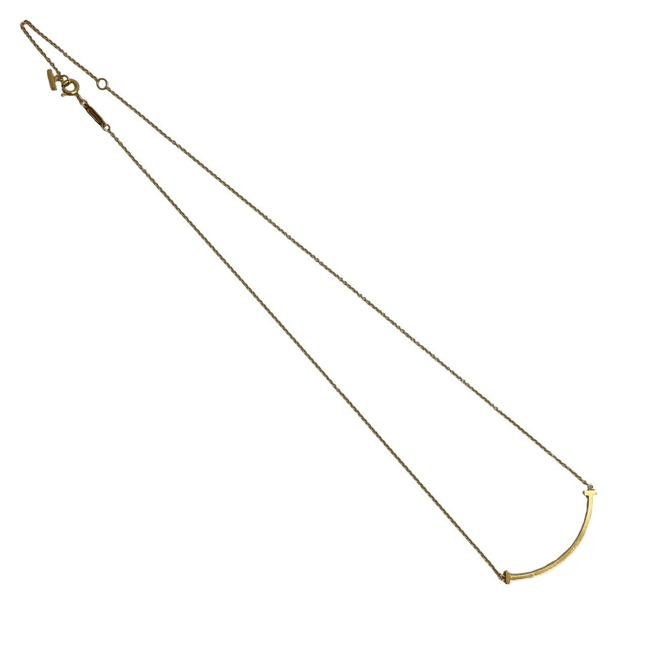 ティファニー Tスマイル Au750 ネックレス