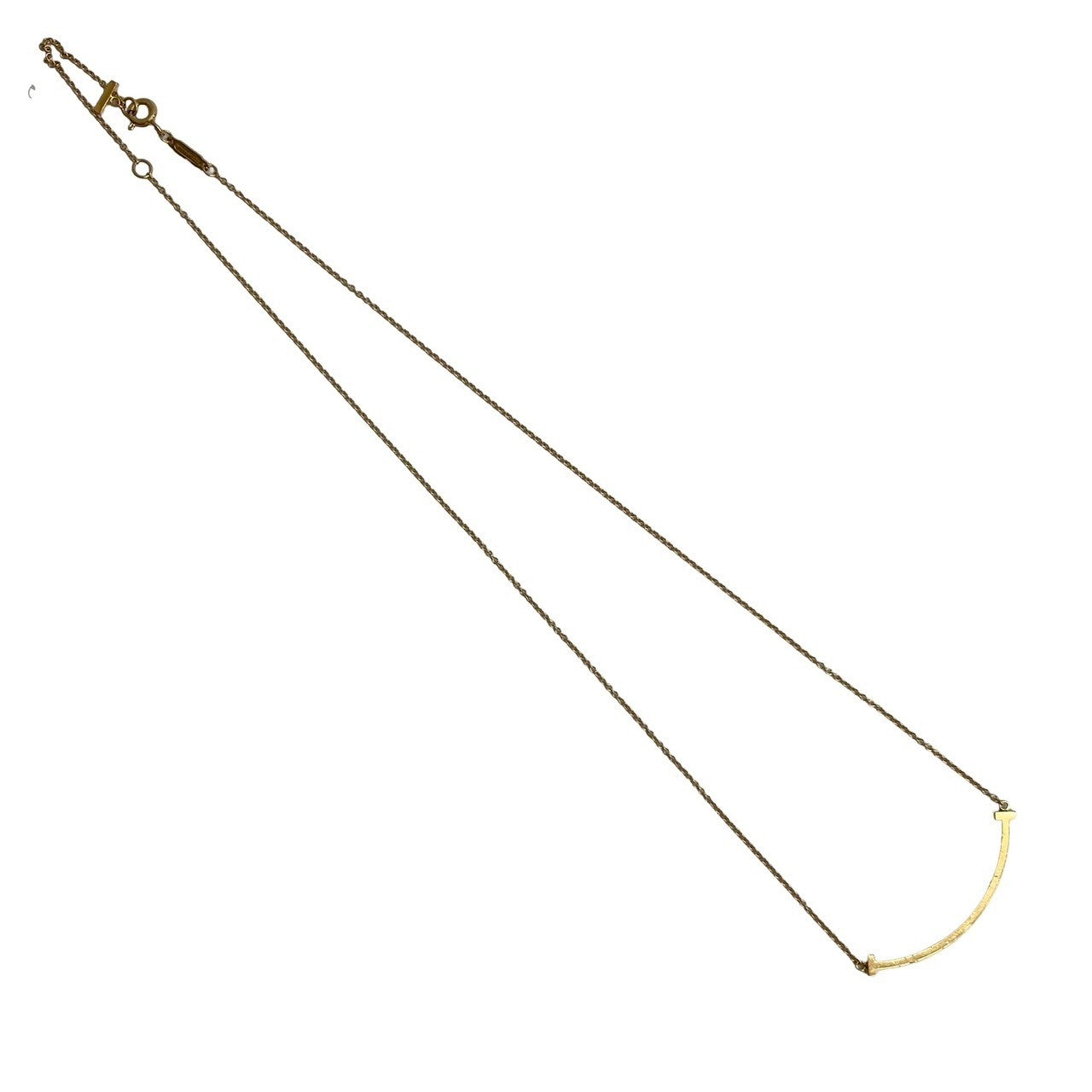 ティファニー Tスマイル Au750 ネックレス