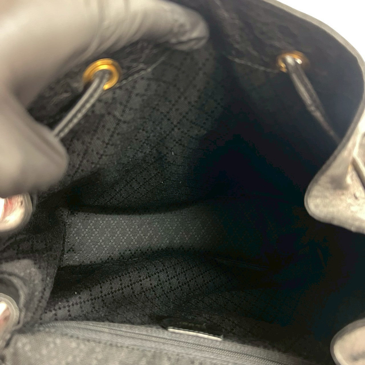 グッチ バンブー オーストリッチ レザー バックパック