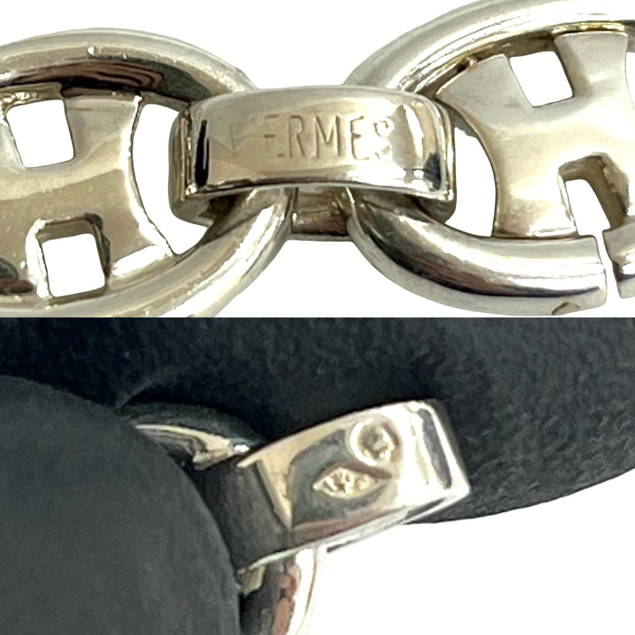 エルメス Hロゴ シルバー925 ブレスレット