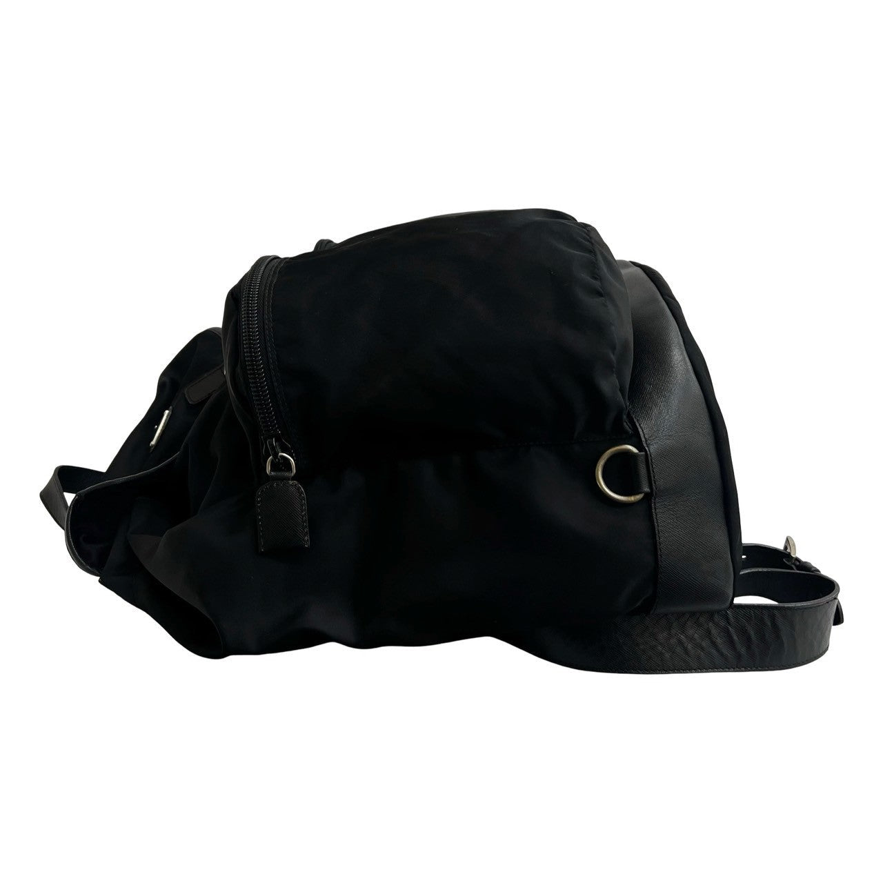 プラダ ナイロン サフィアーノレザー バックパック