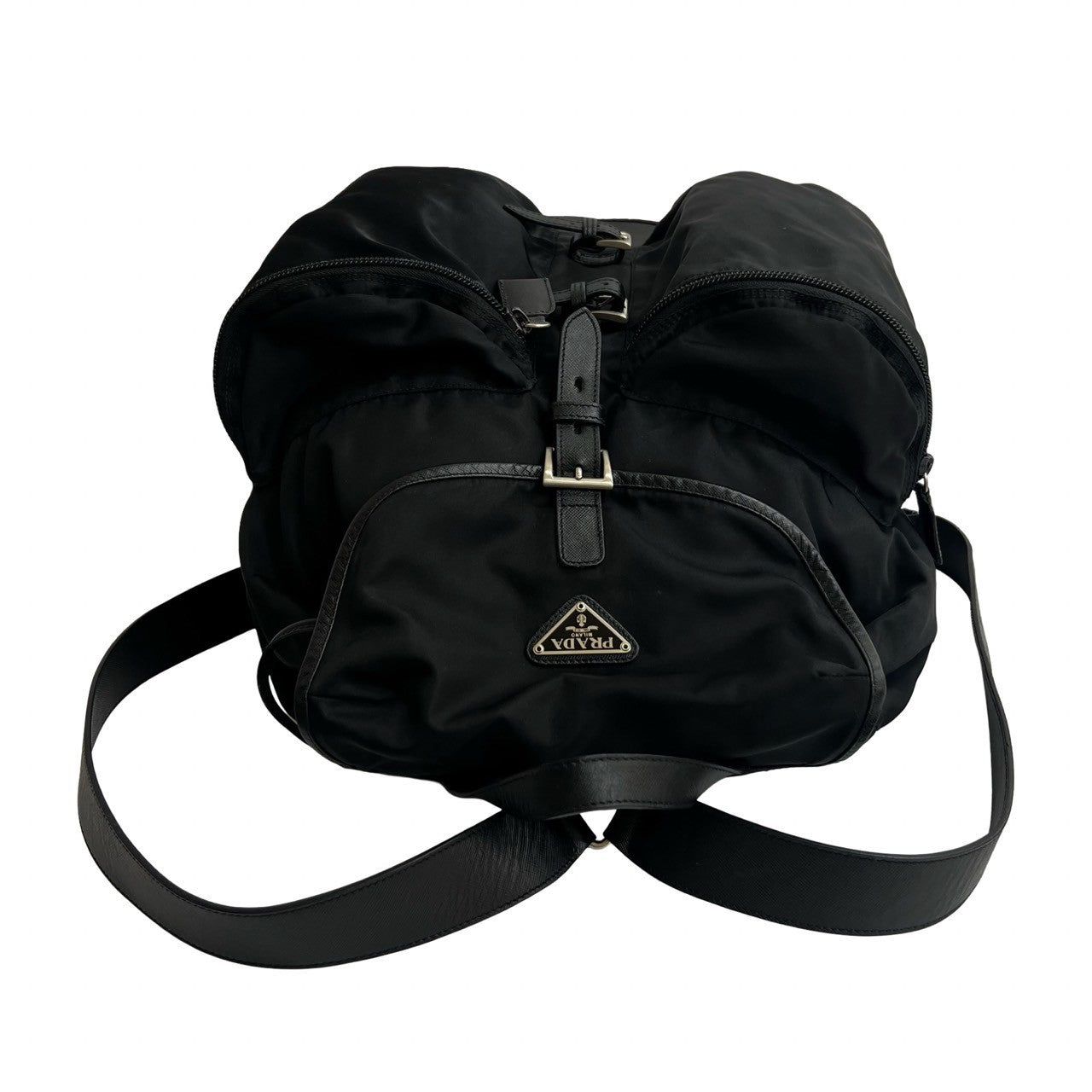 プラダ ナイロン サフィアーノレザー バックパック