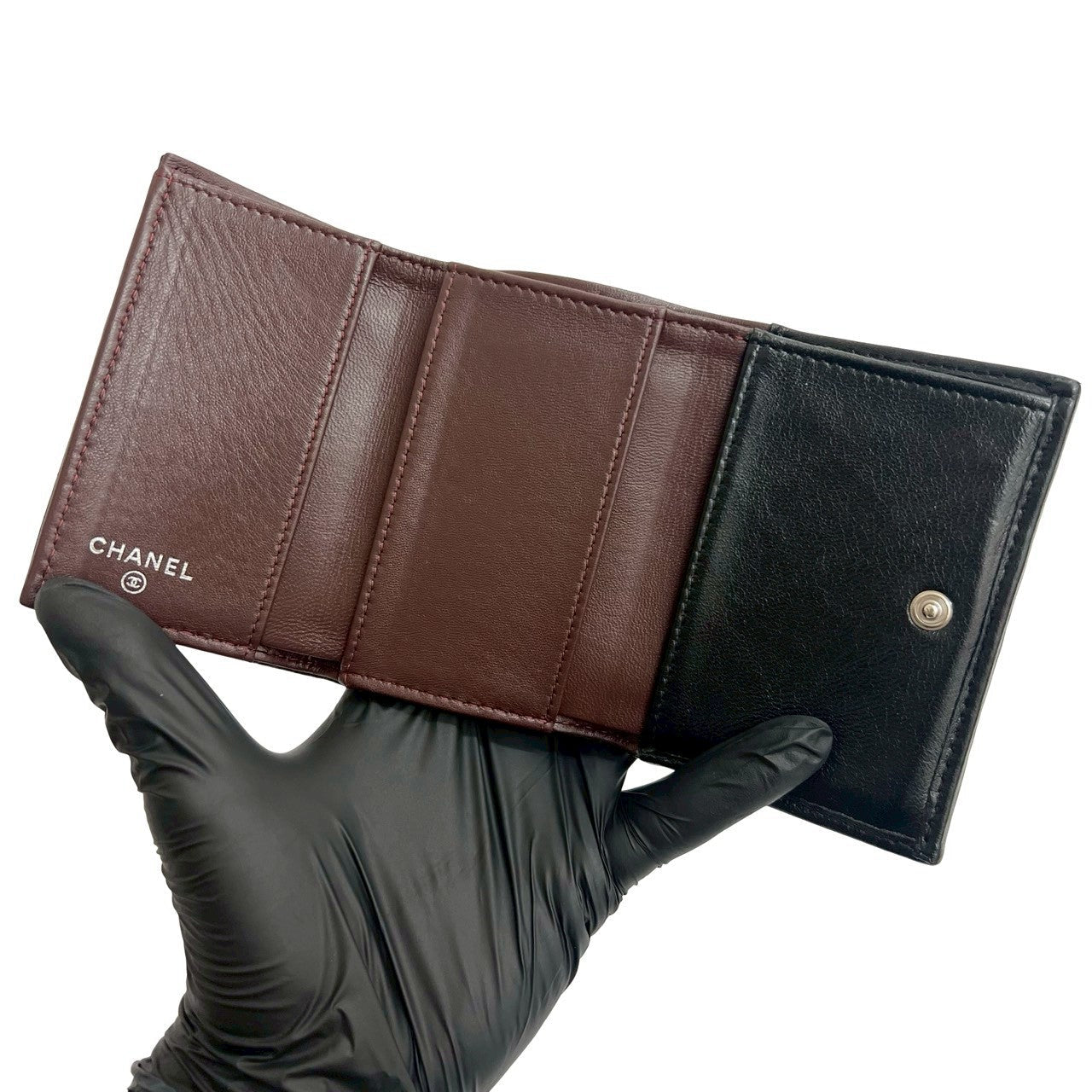 シャネル マトラッセ ラムスキン ウォレット