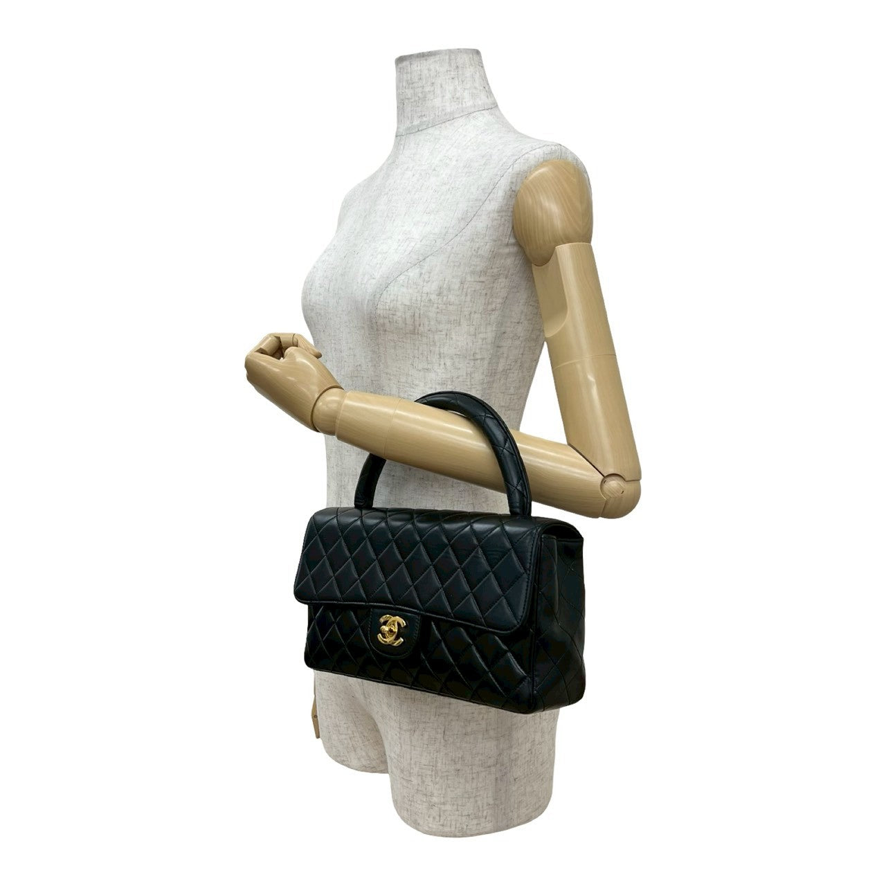 シャネル マトラッセ ラムスキン ハンドバッグ