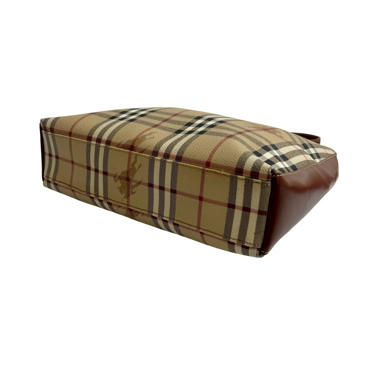 バーバリー チェック レザー ショルダー バッグ