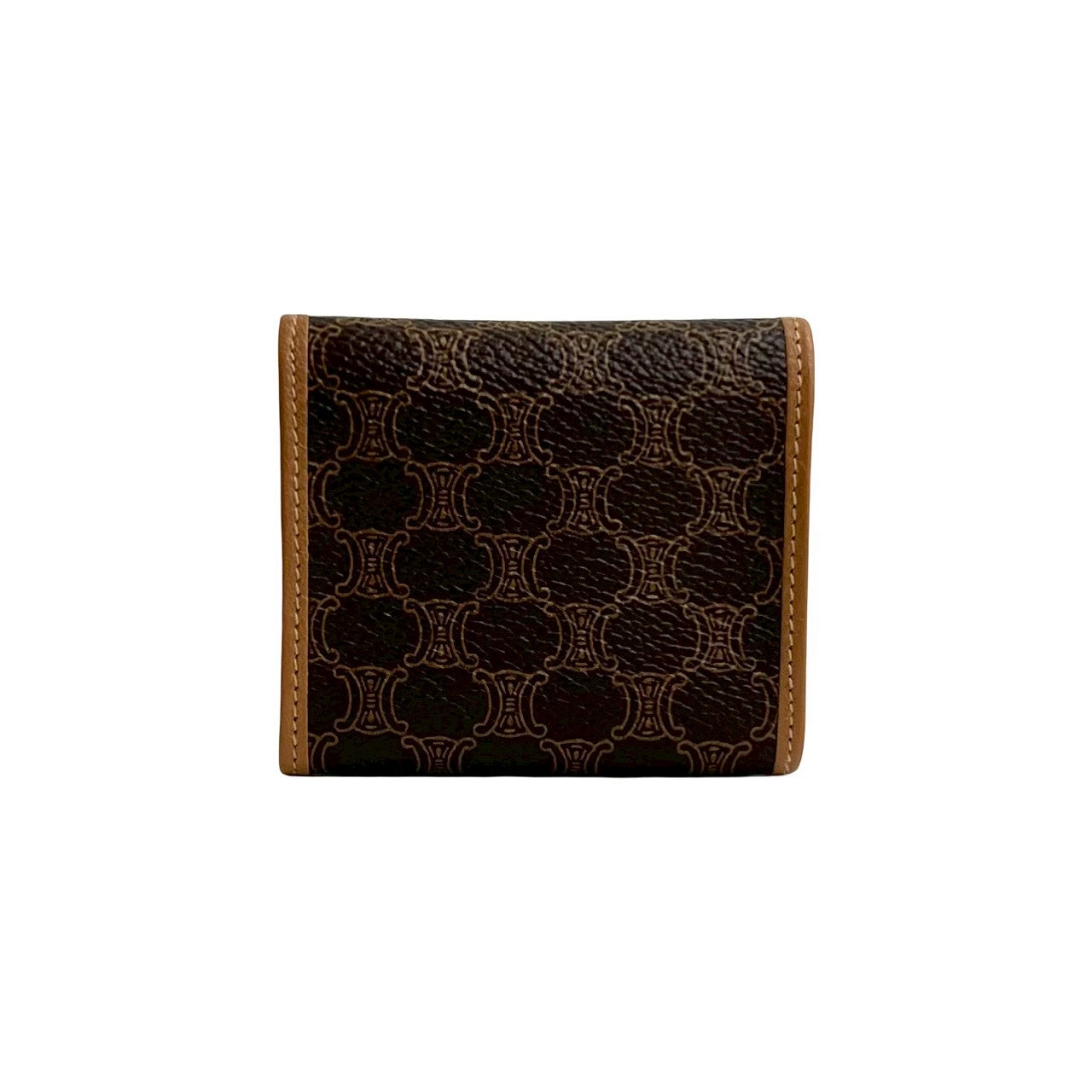 セリーヌ マカダム ブラゾン トリオンフ レザー コインケース