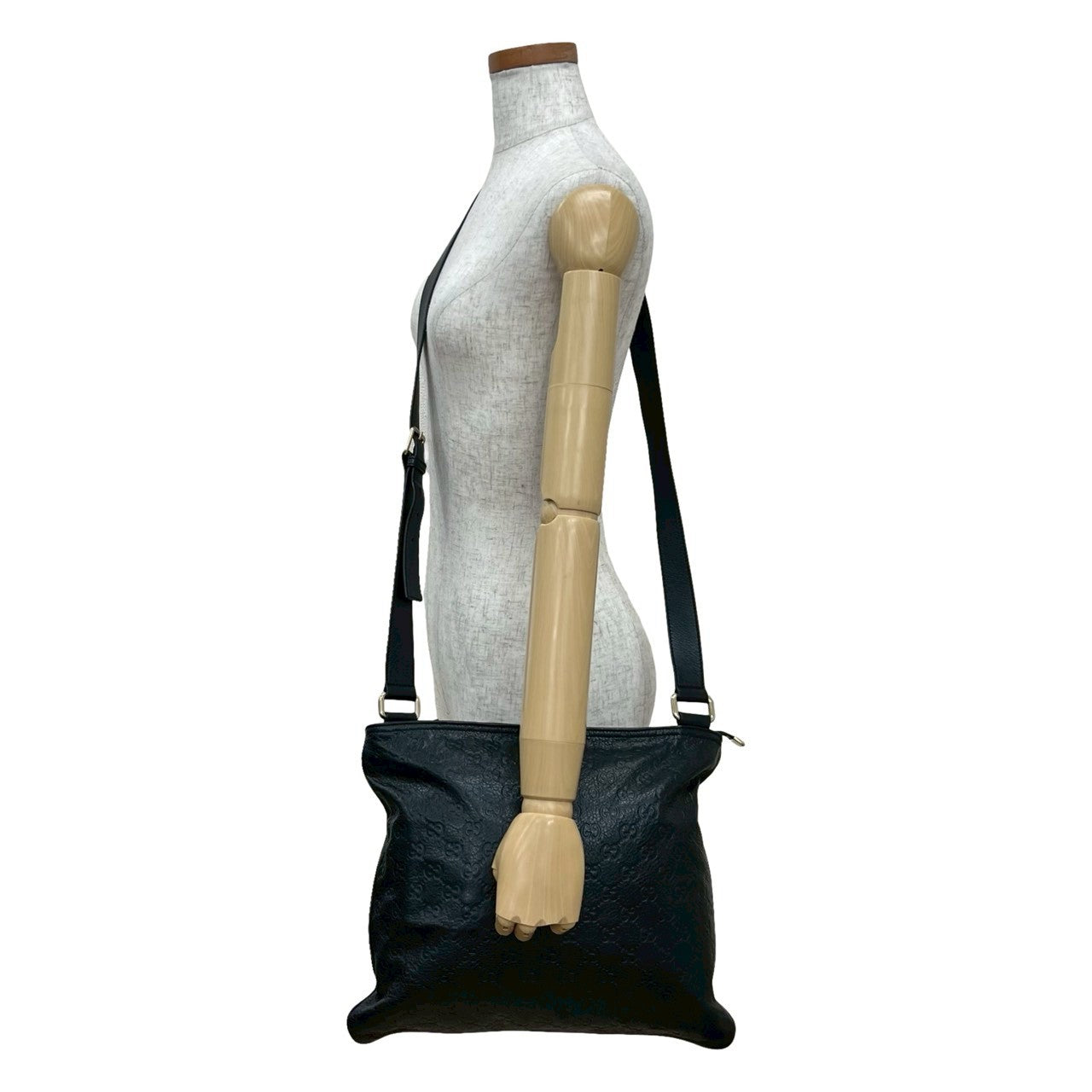 グッチ GGロゴ レザーショルダーバッグ