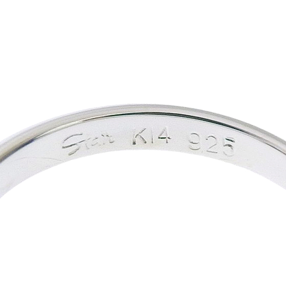 スタージュエリー スターモチーフ K14イエローゴールド シルバー925 ダイヤモンド リング