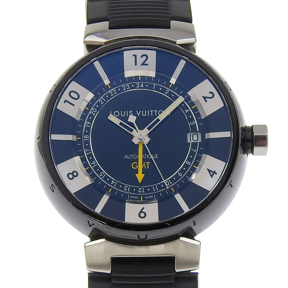 ルイヴィトン タンブール GMT オートマティック ウォッチ Q113K