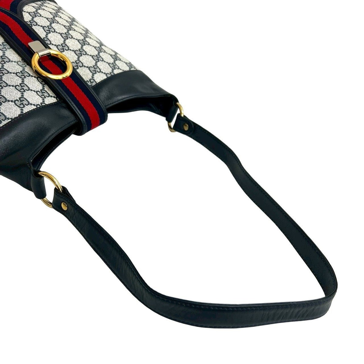 グッチ PVC レザーショルダーバッグ