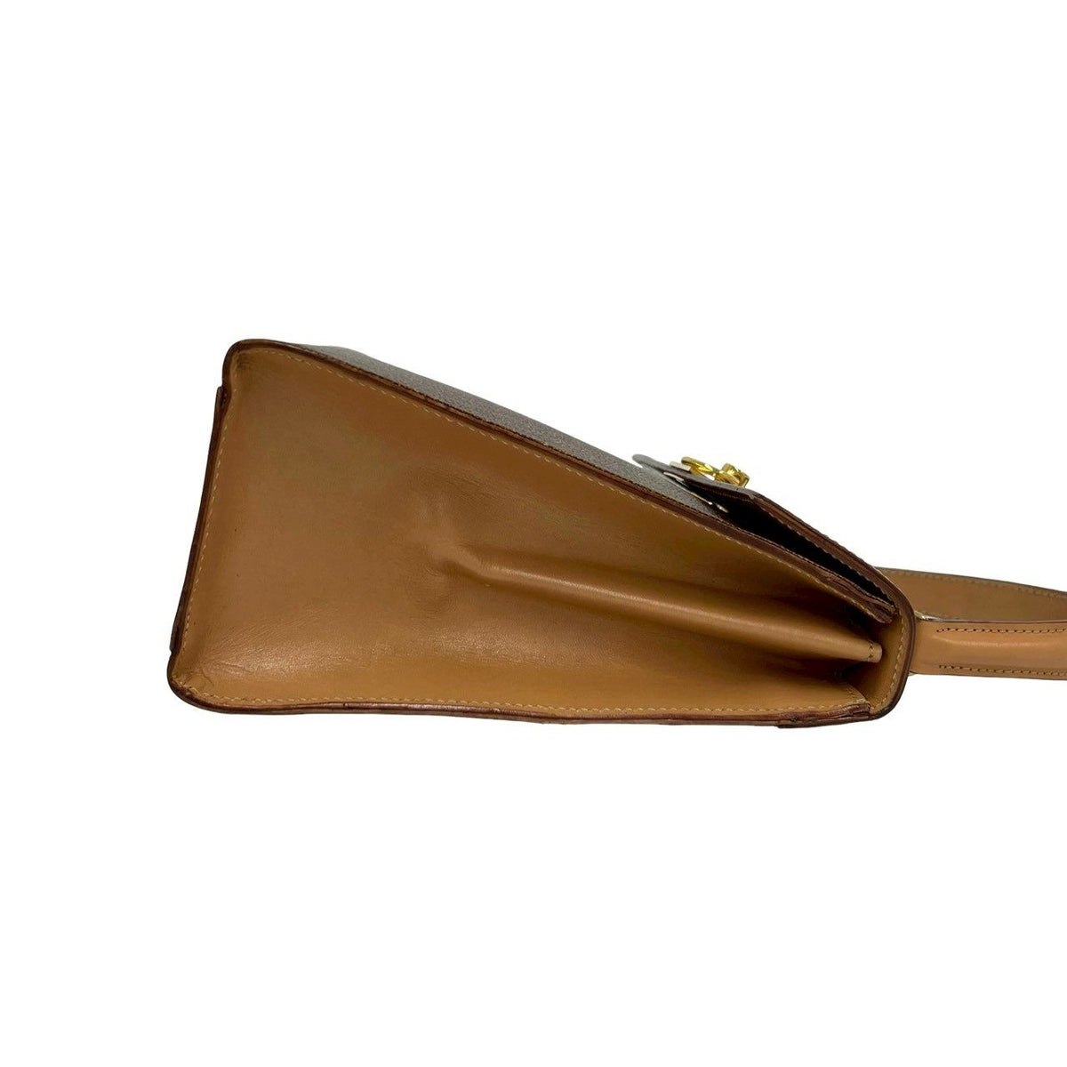 セリーヌ マカダム PVC レザー ハンドバッグ
