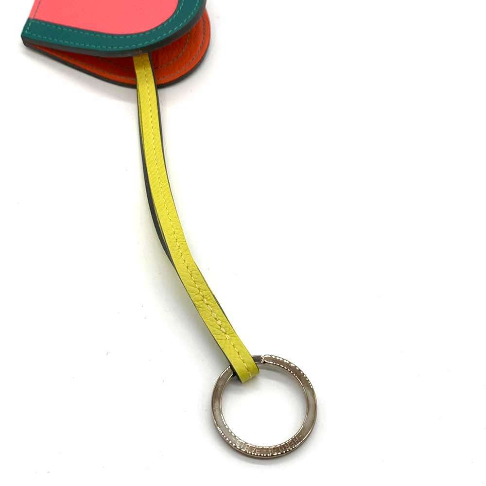 エルメス レザーバッグチャーム キーチェーン